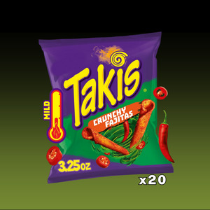 Snacks Crackers: DATED - Dec 2025 Takis Fajita - 3.2oz (91g) 20ct