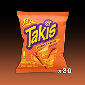 Takis INTENSE NACHO 3.25oz 20ct - Batch Arrived with BBD Dec 2025
