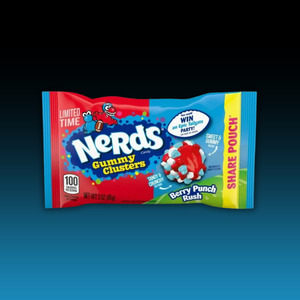 Nerds Le BERRY PUNCH Rush Gummy Cluster 3oz Share Pack
