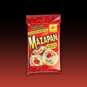De La Rosa Mazapan 6 piece 5.9oz Candy Peg Bag