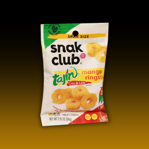 New Arrivals: Snak Club Tajin MANGO Gummy Rings 2.25oz (64g)