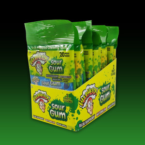 Confectionery: WarHeads Sour Gum 4pk 10ct - BBD March 2026