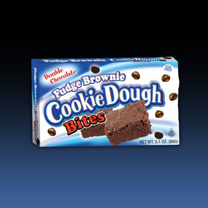 Confectionery: DATED - Feb 2026 - Fudge Brownie Cookie Dough Bites Theatre Box (88g)