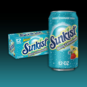 DATED - DEC 2025- Sunkist Berry Lemonade 12oz Can 12pk