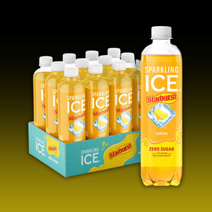 DATED - Oct 2025 Sparkling Ice STARBURST Lemon Flavoured Sparkling Water 12ct