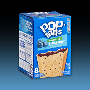 Pop-Tart Unfrosted Blueberry 4/2pk