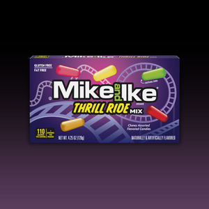 Mike & Ike THRILL RIDE Mix 4.25oz (120g) Theater Box