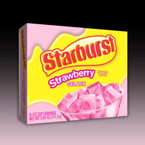 Starburst ALL PINK Strawberry Gelatin 111.5g (3.9oz)