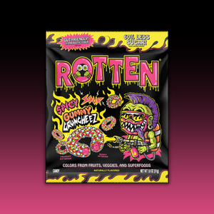 Rotten SPICY SOUR  GUMMY Cruncheez 1.8oz (51g)
