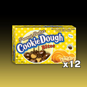 Confectionery: DATED - May 2026 Peanut butter Cookie Dough Bites Theatre Box 12ct