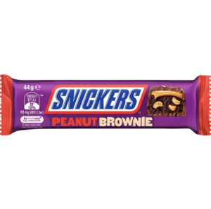 Chocolate: Snickers Peanut Brownie Chocolate Bar 44g