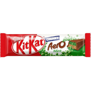 Chocolate: Nestle Kit Kat Chunky Aero Chocolate Bar 45g