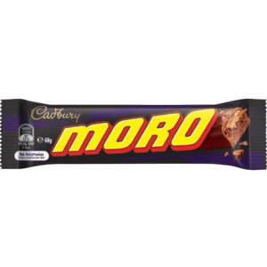 Chocolate: Cadbury Moro Chocolate Bar 60g, Dated