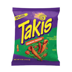 Snacks: Barcel Takis Fajitas  3.25oz / 92.3g