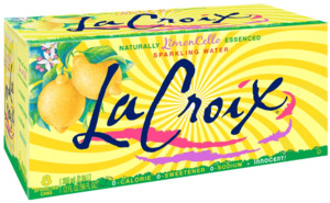 Drinks: La Croix Sparkling Water Limencello 355ml 8pk