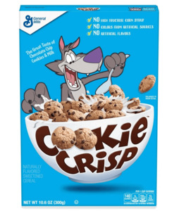Cookie Crisp Cereal 10.6oz / 300g (dated)