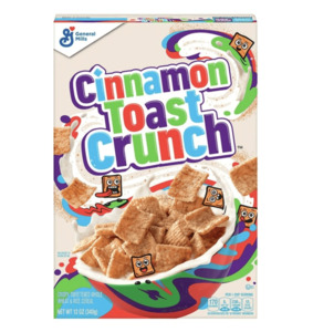 Cereal: Cinnamon Toast Crunch Cereal 12 oz / 340g