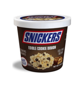 American Chocolate: Snickers Spoonable Cookie Dough 4oz / 113g