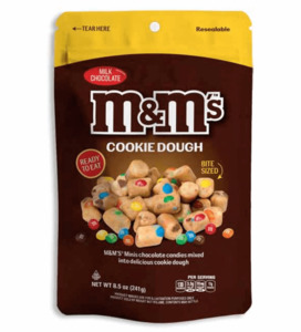 American Chocolate: M&M's Cookie Dough 8.5 oz / 241g