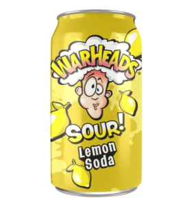 American Drinks: Warheads Lemon Sour Soda 355ml