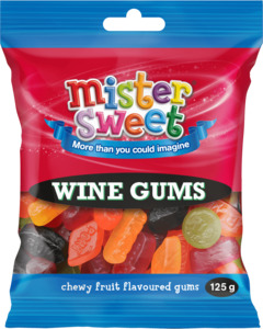 South Africa: Mister Sweet Wine Gums 125g