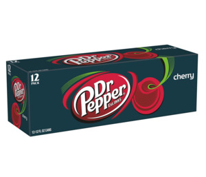 Dr Pepper: Dr Pepper Cherry Soda Can 355ml 12pk