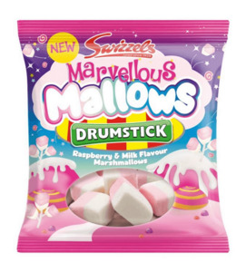 Swizzels: Swizzels Drumstick Marvellous Mallows 125g - dated