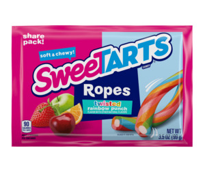 Sweetarts: Sweetart Ropes Twisted Rainbow 3.5oz / 99g