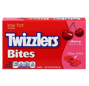 Twizzlers: Twizzlers Cherry Classic Bites Theatre Box 5 oz / 141.7g