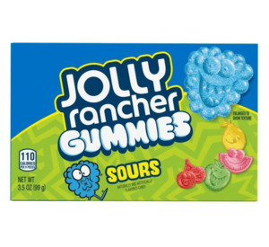 Jolly Rancher: Jolly Rancher Sour Gummies Theatre Box 3.5 oz / 99g