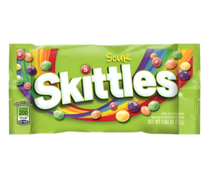 Skittles Sours dated 1.8oz / 51g