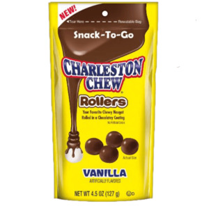 Tootsie Roll Charleston Chew Rollers Peg Bag 4.5oz / 127g