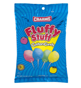 Charms: Charms Fluffy Stuff Cotton Candy 71g, Dated