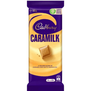 Clearance: Cadbury Caramilk Chocolate Block 180g