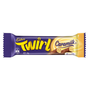 Cadbury: Cadbury Caramilk Twirl Chocolate Bar 39g