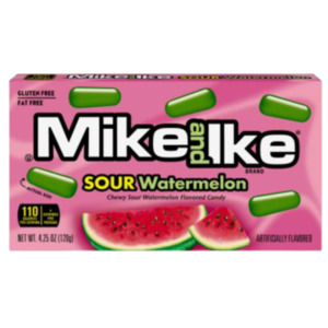Mike & Ike Sour Watermelon Theatre Box 4.25 oz / 120g