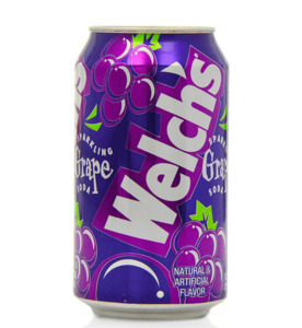 Drinks: Welch's Sparkling Grape Soda Can 355ml