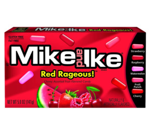 Mike & Ike Red Rageous Theatre Box 4.25 oz / 120g