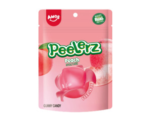 New: Amos Peelerz Peach 85g
