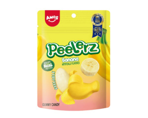 New: Amos Peelerz Banana 85g