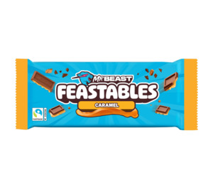 New: Feastables MrBeast Bar Caramel 60g