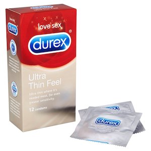Internet Pharmacy: Durex Ultra Thin Feel Condoms - 12 Pack