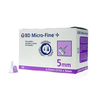 Peter Boles Pharmacy: BD Microfine Pen Needle 31g x 5mm - 100 Pack