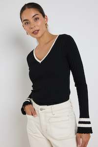 Stories Be Told Nico Rib Knit Top