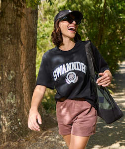 T Shirts Singlets: Swanndri Graduate Boxy Tee