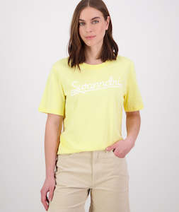 Swanndri Script Printed Tee