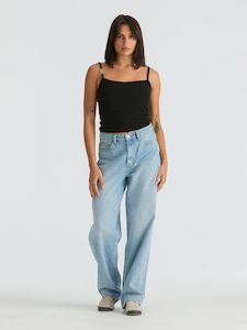 Lee Mid Baggy Taper - Concrete Blue