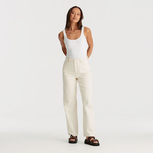 Riders: Riders Hi Wide - Bright Ecru