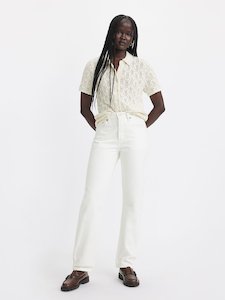 Levis: Levis 501 White Jeans Blank Slate