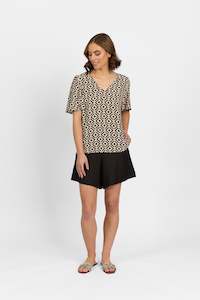 Knewe Label Hour Top - Print